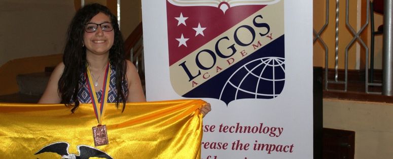 Valerie Dennise Bustos Bueno, alumna de LOGOS Academy, obtuvó medalla de Bronce