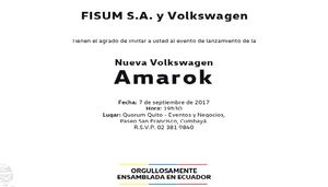 Lanzamiento oficial camionetas Amarok-Volksvagen