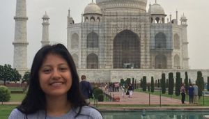 Lorena Vela, fue la seleccionada entre cientos de participantes de varios países para visitar la India