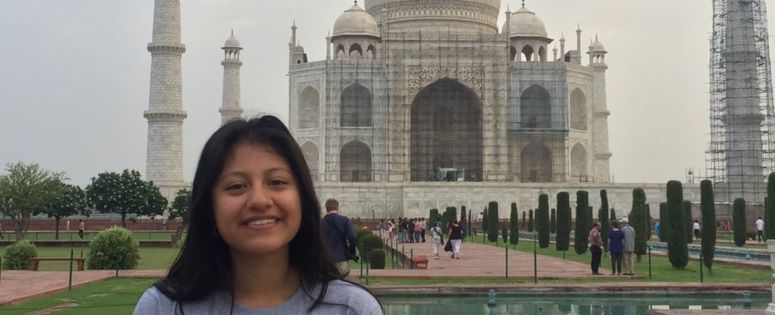 Lorena Vela, fue la seleccionada entre cientos de participantes de varios países para visitar la India