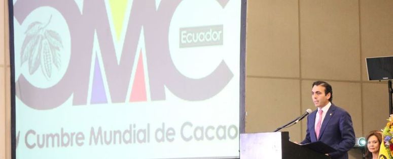 Cumbre Mundial de Cacao, inaugurada por el ministro de Comercio Exterior