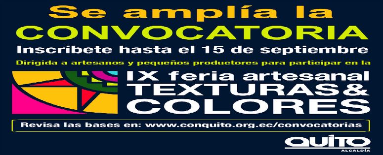 IX Edición de la Feria Texturas, Colores & Sabores