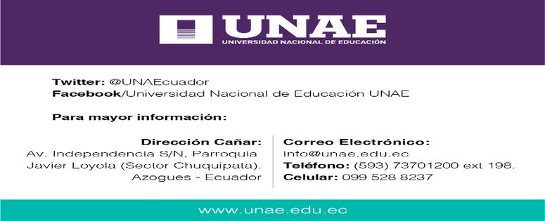 Eventos Universidad Nacional de Educación