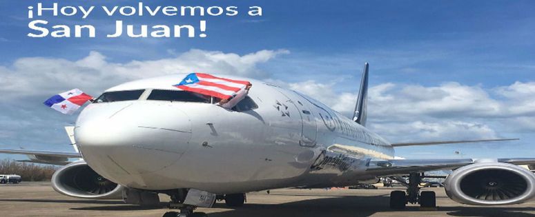 Copa Airlines informa el reinicio de sus operaciones hacia San Juan
