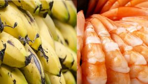El camarón y el banano se disputan el liderazgo de las exportaciones no petroleras