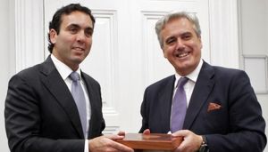 Mark Garnier, se reunió el lunes en Londres con el Ministro de Comercio Exterior de Ecuador