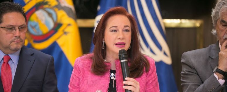  La canciller María Fernanda Espinosa aceptó la designación de Pico