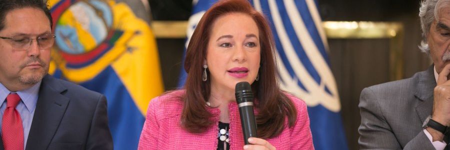  La canciller María Fernanda Espinosa aceptó la designación de Pico