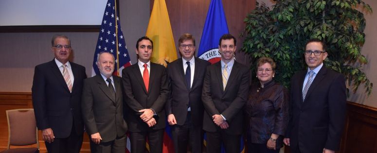  Pablo Campana, se reunió este martes con su homólogo de Estados Unidos, Wilbur Ross