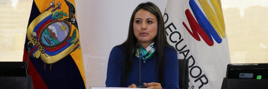 Laura Vallejo como Directora General del Servicio Nacional de Contratación Pública (Sercop)