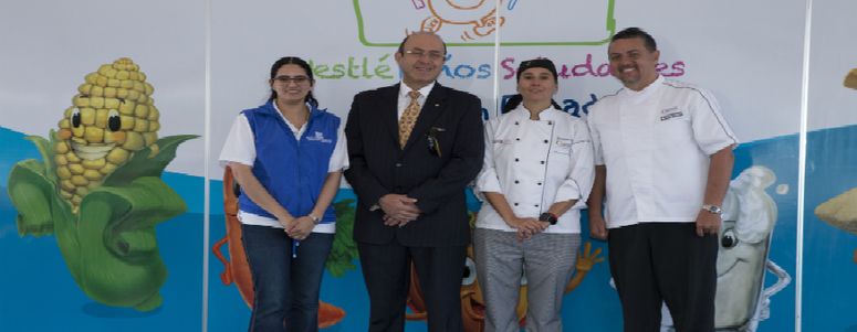Programa Nestlé Niños Saludables de Nestlé y Asociación de Chefs del Ecuador 