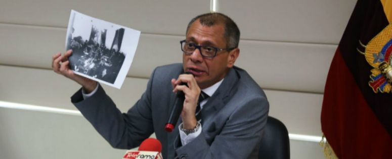 Fiscalía pidió a Justicia ecuatoriana orden de Prisión a Jorge Glas