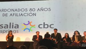 Tesalia cbc fue reconocida por la Cámara de Industrias y Producción al cumplirse 80 años de caminar juntos por el desarrollo del Ecuador 