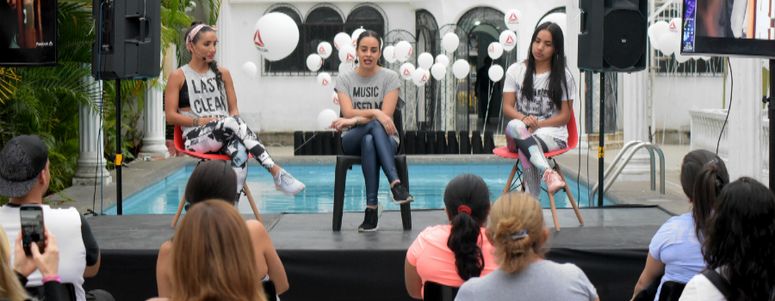 Reebok celebró el pasado sábado un conversatorio dirigido exclusivamente a mujeres