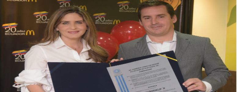 McDonal´s celebra su vigésimo aniversario en Ecuador