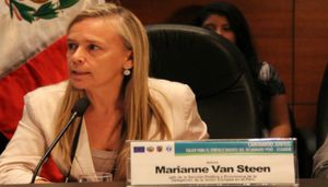 Marianne van Steen, embajadora de la UE en Ecuador manifestó que Ecuador no debería aplicar medidas arancelarias a la UE