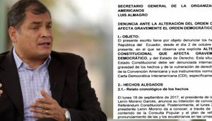 Rafael Correa y Ricardo pidieron a la OEA analizar consulta popular