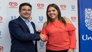 María Alejandra Vicuña, vicepresidenta de la República, visitó la planta Antártida de Unilever