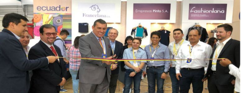 Pro Ecuador culminó su participación en la feria Colombiatex.