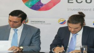Ecuador firmó hoy once contratos de inversión por $ 5147 millones