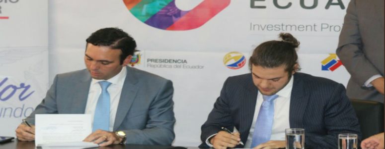 Ecuador firmó hoy once contratos de inversión por $ 5147 millones