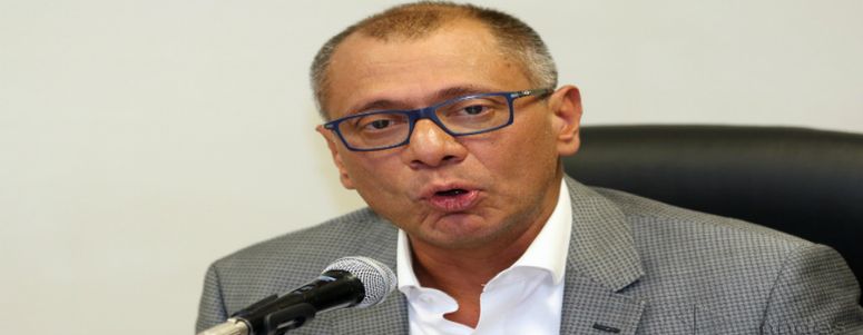 El plazo de ausencia temporal de Jorge Glas en el cargo de vicepresidente termina hoy