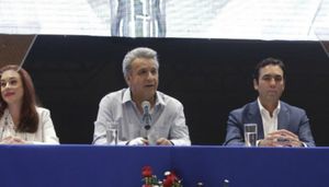 Lenín Moreno, planteó una exoneración en el pago del impuesto a la renta (IR)durante los primeros 10 años de la operación de la Refinería de Manabí