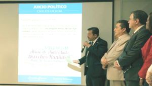 CREO presentará hoy el pedido de juicio político en contra del superintendente de Comunicación, Carlos Ochoa