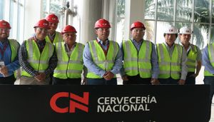 Cervecería Nacional recibió la visita del Ministro de Trabajo, Raúl Ledesma