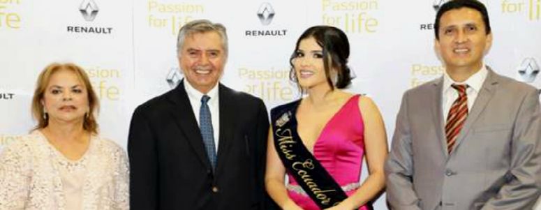 La Organización Miss Ecuador cuenta con el respaldo de Renault