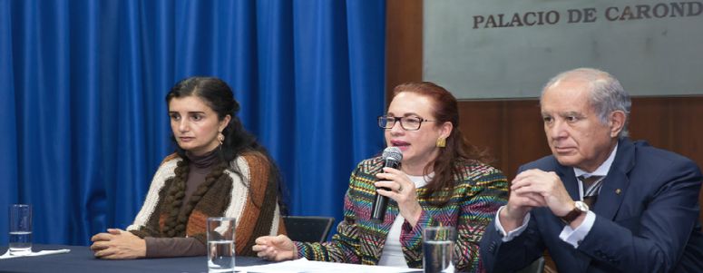 María Fernanda Espinosa, canciller de Ecuador rechazó el pronunciamiento de la CIDH