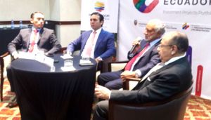 Carlos Pérez, ministro de Hidrocarburos aseguró que la construcción de la Refinería de Manabí necesita de una inversión de $ 3.000 millones