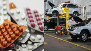 Un total de $ 1.098 millones en productos farmacéuticos y $ 924.7 millones de vehículos se importaron