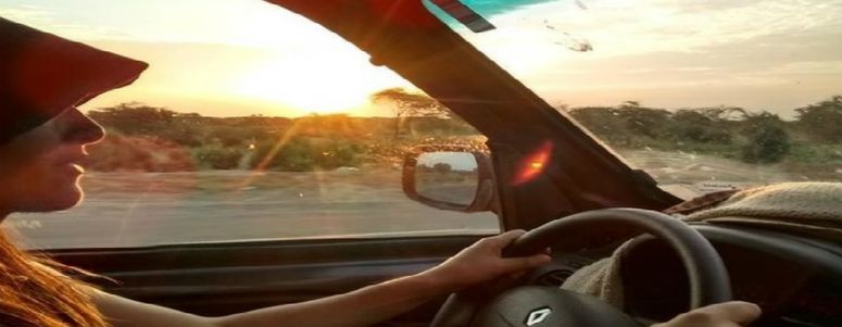 Mayi Rizo recorre Latinoamérica en su Renault Kagoo