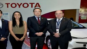 Toyota junto a Casabaca participaron en feria “Japón Motor Show”