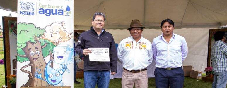 Nestlé participó en “Feria del Agua” en Cayambe