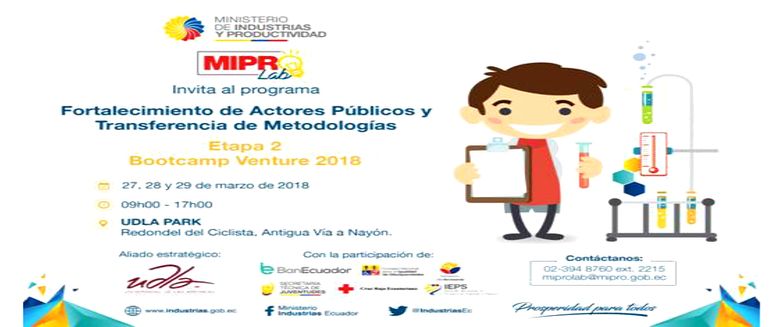 “Bootcamp Venture 2018”, capacitación en la UDLA