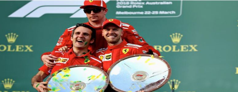 Shell celebra Scuderia FerrarI Doble Podium en Melbourne