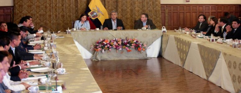 Lenín Moreno convocó a Alianza País para definir postura frente a postura del partido social cristiano
