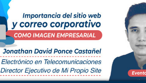 Charla la importancia del sitio web y correo corporativo como imagen empresarial